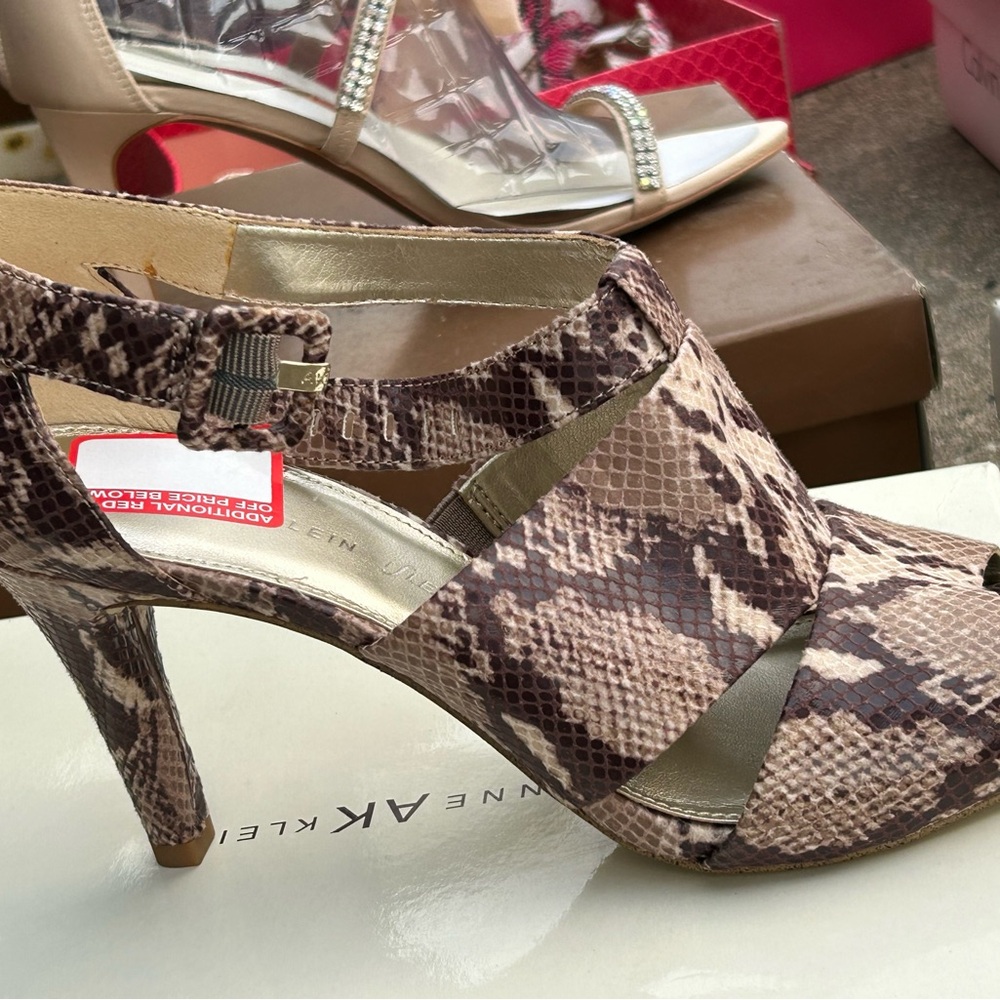 Anne Klein Women's Snakeskin Heels